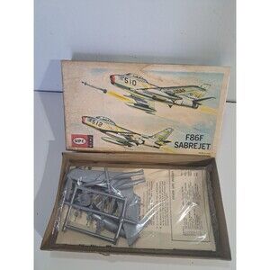 NOB UPC 7030-49 1:100 Scale F86F SabreJet Jet Airplane Model Kit